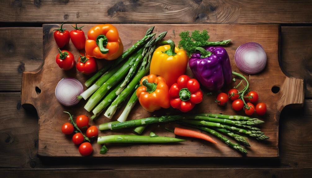 abundant colorful locally sourced