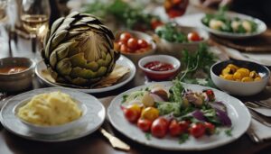 artichoke dinner side dishes