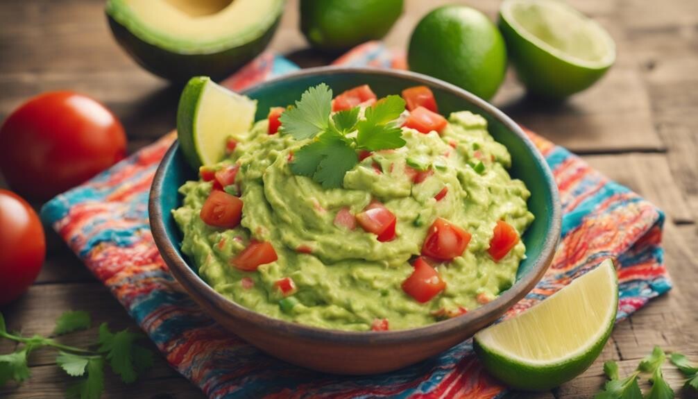avocado based dip with spices