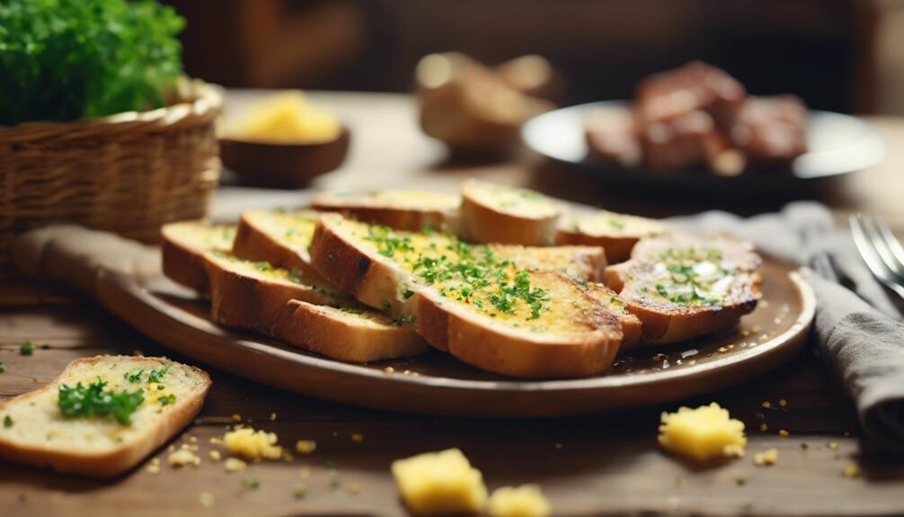 baked garlic bread recipe