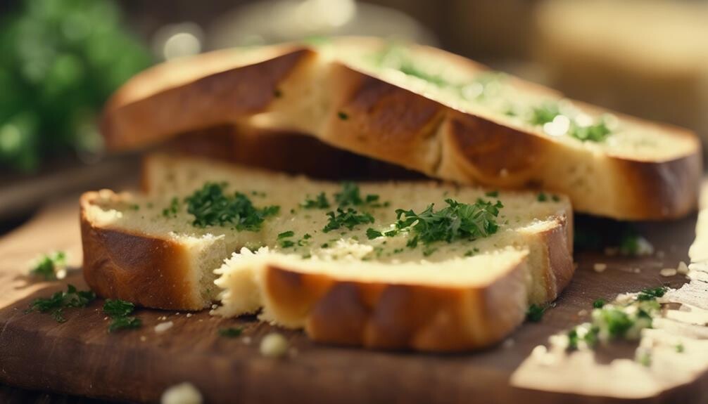 baked with butter and garlic