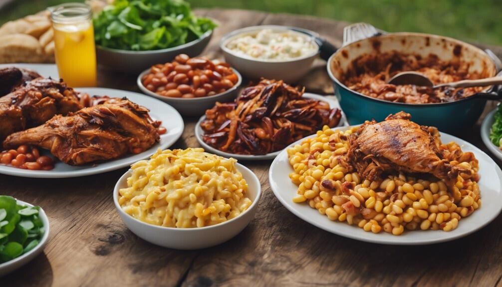 bbq pulled chicken sides