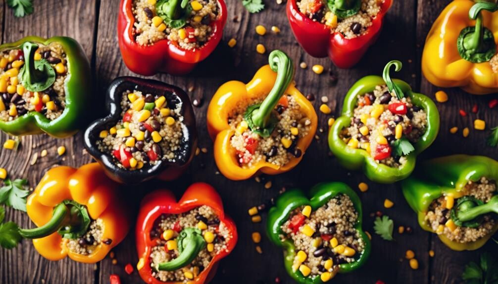 bell peppers filled with meat