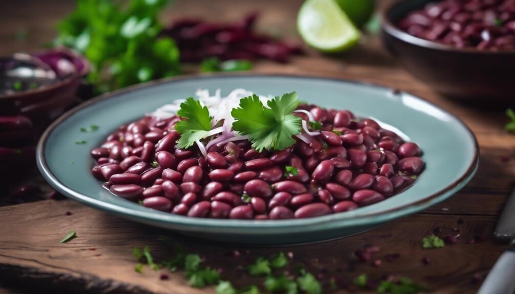 black rice green peas