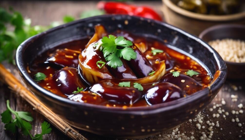 capturing the contrast of flavors in eggplant dishes