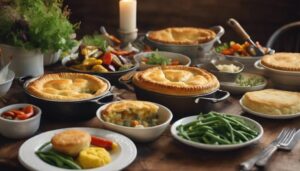 chicken pot pie sides