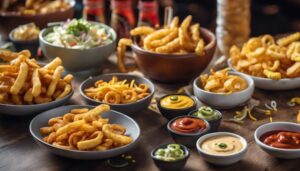 chili cheese fries accompaniments