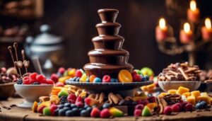 chocolate fountain side dishes