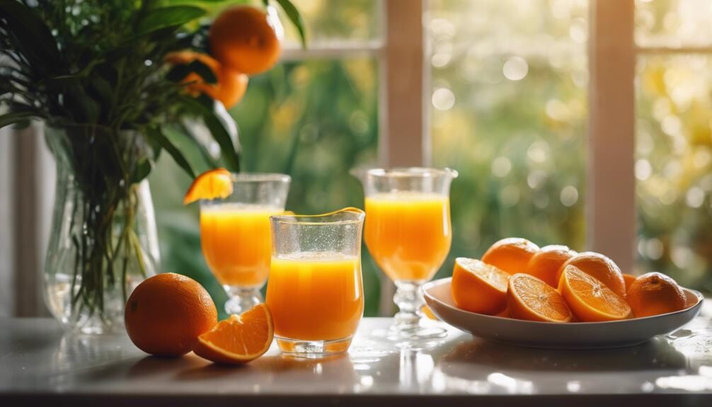 citrusy morning refreshment option