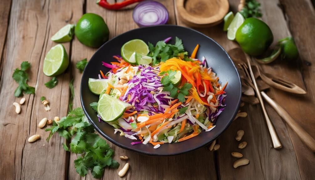 colorful and tangy salad