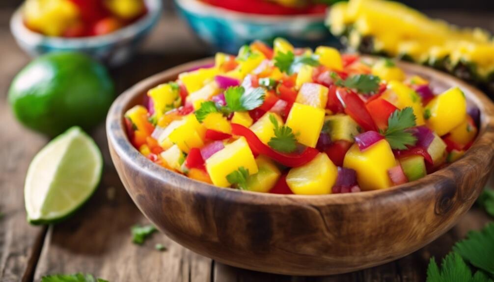 colorful fruit salsa recipe