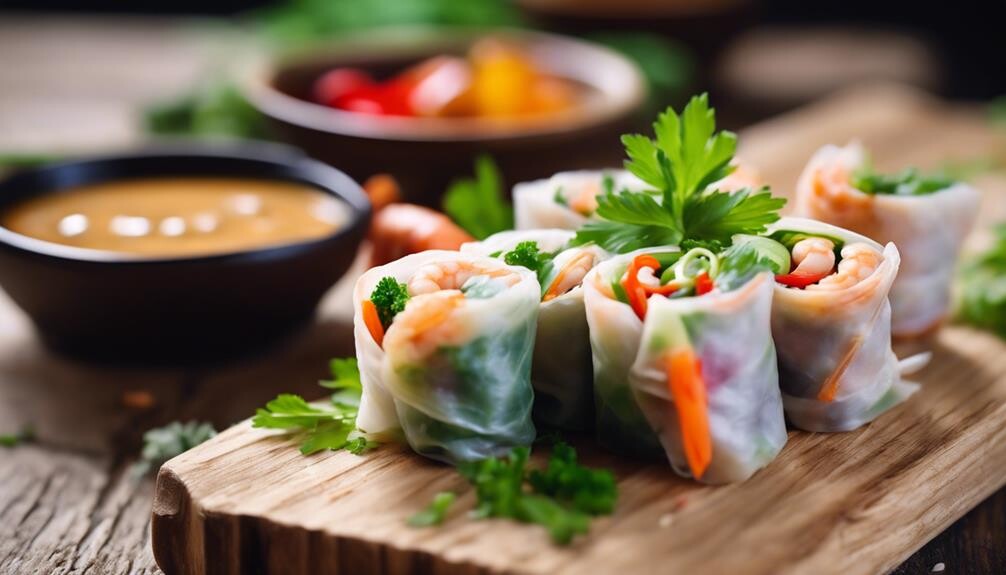 colorful healthy vietnamese cuisine