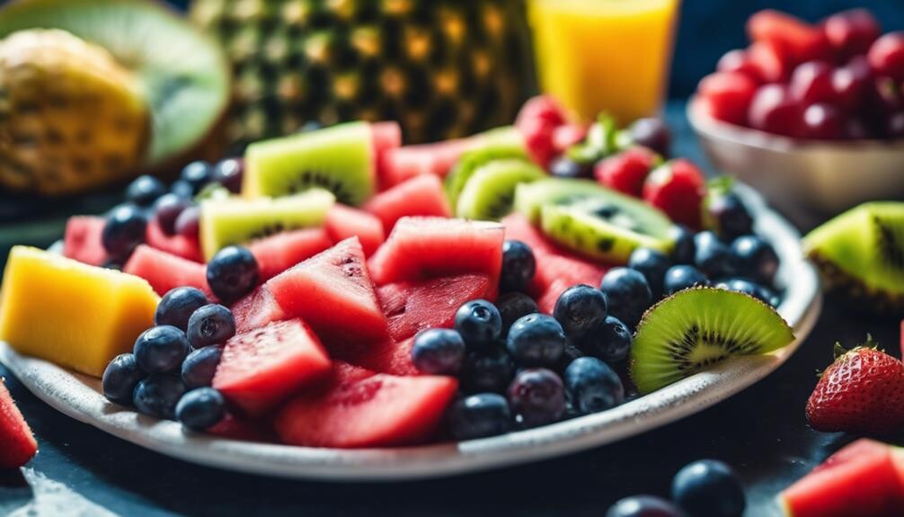 colorful seasonal healthy snack