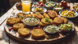 complement fried green tomatoes