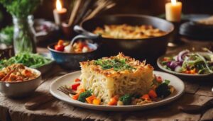 complement noodle kugel perfectly