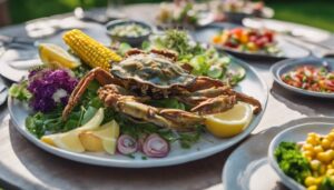 complement soft shell crab