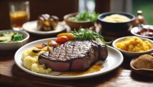 complement tritip with sides