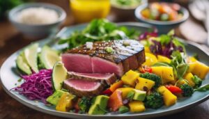 complementing ahi tuna with sides