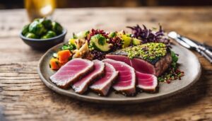 complementing ahi with sides