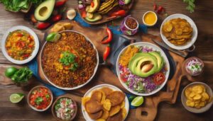complementing arroz con gandules menu