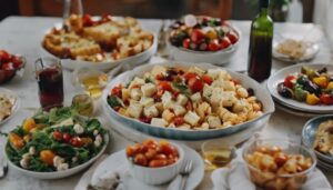 complementing baked feta pasta