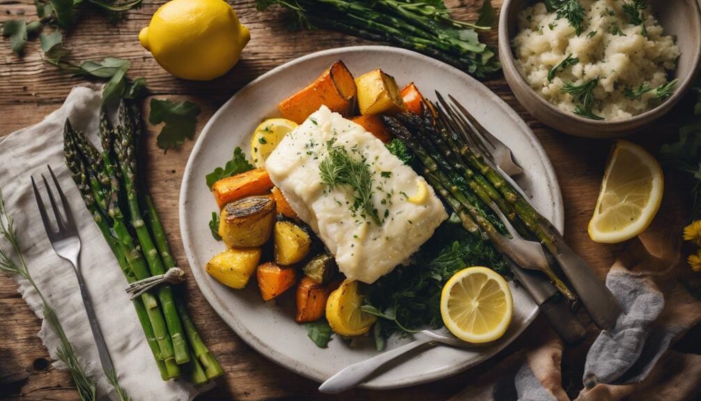 complementing baked fish dishes