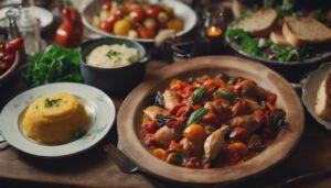 complementing cacciatore with sides