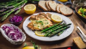 complementing chicken francaise side dishes