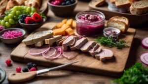 complementing chicken liver pate