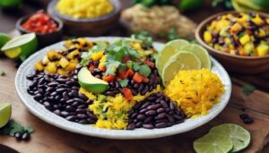 complementing cuban black beans