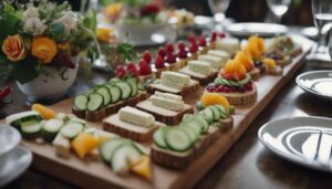 complementing cucumber sandwiches with sides