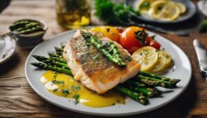 complementing fish piccata perfectly