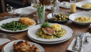 complementing hash browns for dinner