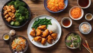 complementing mandarin orange chicken options