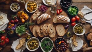 complementing olive bread perfectly