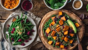 complementing roasted sweet potatoes