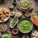 complementing sesame noodles with sides