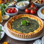 complementing spinach quiche flavors