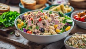 complementing tuna pasta perfectly