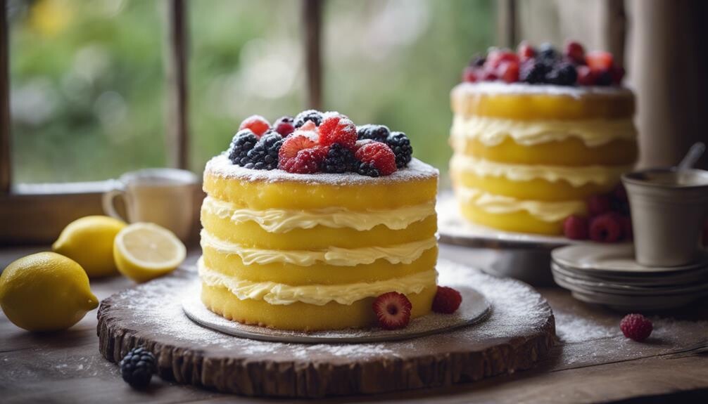 complex dessert with depth