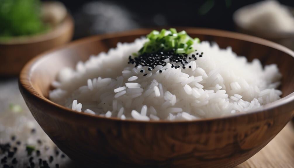 cooking demonstration with rice