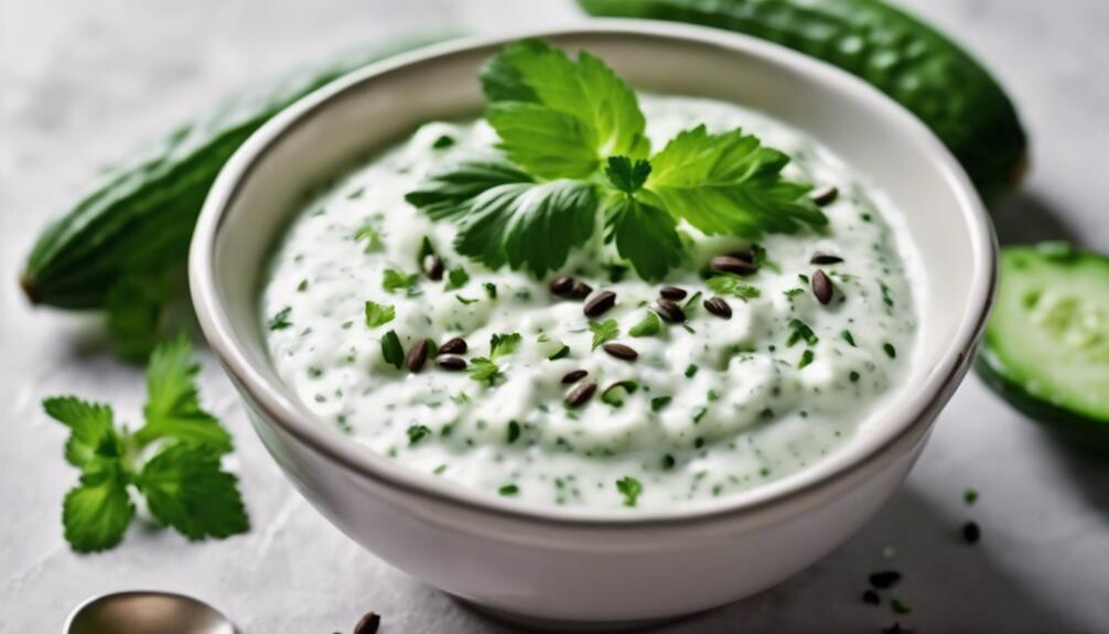 cooling yogurt and cucumber