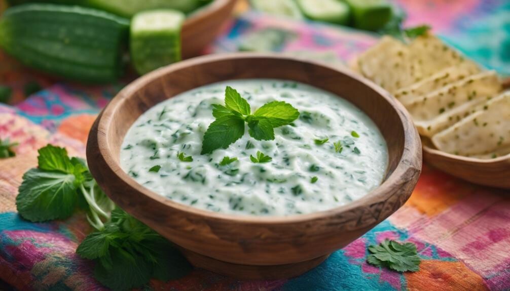 cooling yogurt cucumber dip