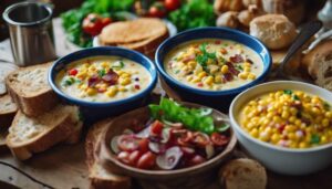 corn chowder side dishes