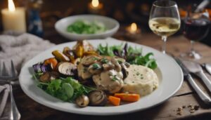 creamy mushroom chicken sides