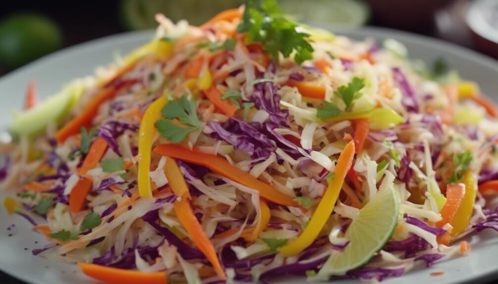 crisp tangy citrus slaw