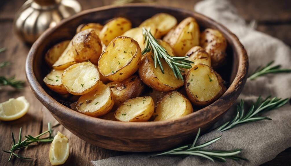 crispy flavorful oven baked potatoes