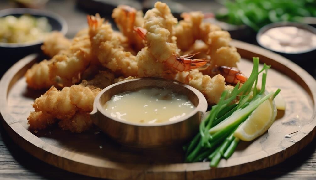 crispy fried seafood dish