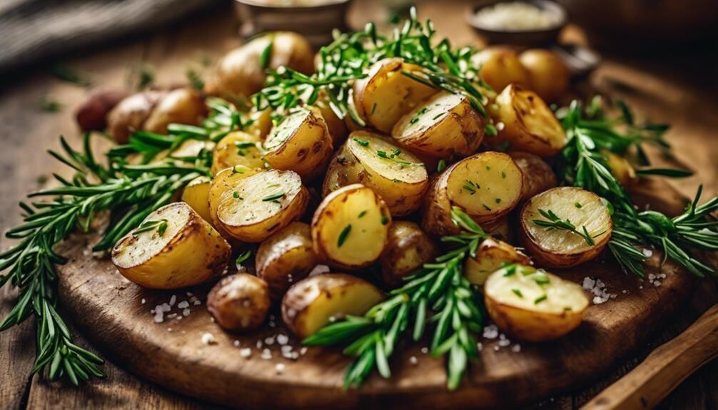 crispy golden potato wedges