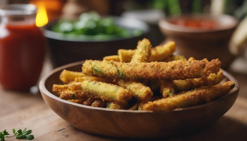 crispy savory zucchini snack